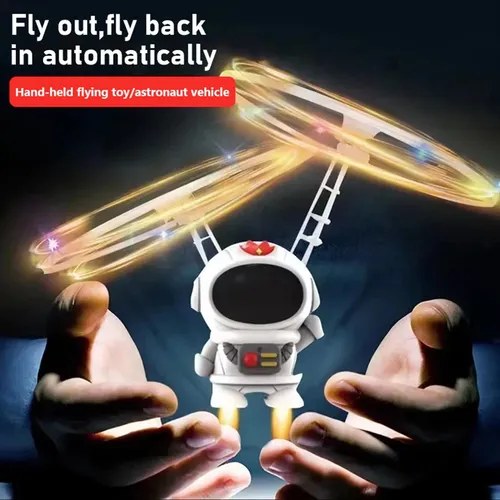 Fliegende Astronauten Roboter Spielzeug führte abs Material Flugzeug Drohne Outdoor-Spiele für