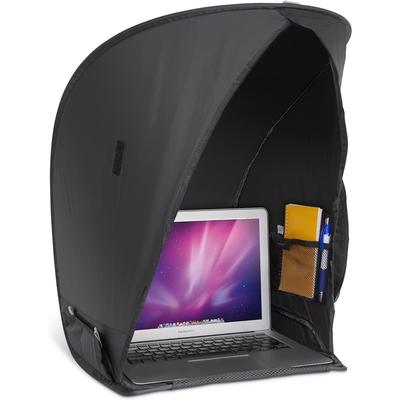 RitzGear Laptop Sun Shade, Portable Anti-Glare Screen Hood, Tent & Carry Case for 17'' Computer