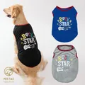 Gilet per cani modello Rock Star Guitar-t-shirt estiva per cani di taglia piccola media e grande