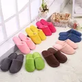 Pantofole da donna per interni addensare calde scarpe da casa in peluche scarpe autunno inverno casa