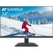 Newest Monitor 24 inch IPS FHD 1080P 75HZ HDR10 Computer Monitor with HDMI VGA DP Ports Frameless/Eye Care/Ergonomic Tilt/Speakers Built-in(ES-24X5A HDMI Cable Included)
