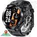 Military GPS Smart Watches Compatible with ZTE Axon 30 5G - GPS Sports Smartwatch IP68 Waterproof 1.32 HD Big Screen Fitness Tracker with 20 Sports Modes Heart Rate Monitor Sleep Tracker