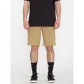 Men's Volcom Frickin Cross Shred Static 20" Hybrid Short - DARK KHAKI