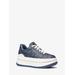 Michael Kors Hayes Empire Signature Logo Platform Sneaker Blue 9.5