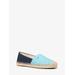 Michael Kors Kendrick Logo and Leather Slip-On Espadrille Blue 5.5