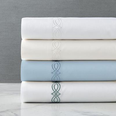 Frontgate Resort Collection™™ Diamond Lattice Sateen Sheet Set - Juniper, Queen - Frontgate