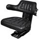 Berkfield Home - Royalton Tractor Seat with Suspension Black