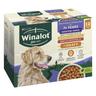 12x100g Chicken Beef Senior 7+ in Gravy Meaty Chunks Winalot Wet Dog Food