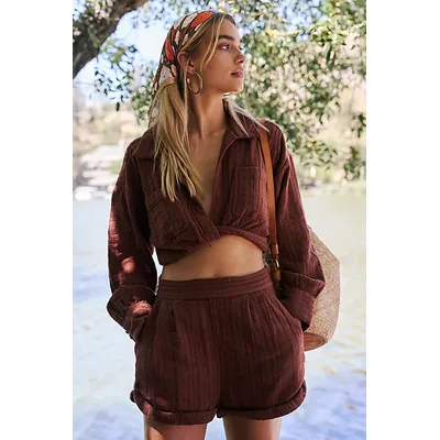 Stay Cool Co-Ord by free-est at Free People in Desert Topaz, Size: XS