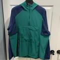 Adidas Jackets & Coats | Adidas Anorak 1/4 Zip Jacket / Windbreaker | Color: Blue/Green | Size: M