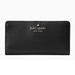 Kate Spade Bags | Kate Spade New York Staci Large Slim Bifold Wallet ~ Black Leather | Color: Black | Size: See Description