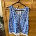 Lilly Pulitzer Tops | Lilly Pulitzer Tank M | Color: Blue/White | Size: M