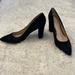 Nine West Shoes | Black Suede Nine West Pumps | Color: Black | Size: 10