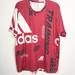 Adidas Shirts | Adidas | New Climalite Red Short Sleeve Training Top Tee Men’s Size X-Large | Color: Black/Red | Size: Xl