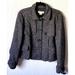 Michael Kors Jackets & Coats | Michael Michael Kors Tweed Jacket Blazer Size Medium Black Wool Blend Short | Color: Black | Size: M