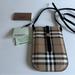 Burberry Bags | *Rare* Burberry Vintage Check Crossbody Phone Case / Phone Bag / Wallet | Color: Gold | Size: Os