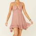 Free People Dresses | Free People Adella Slip Dress Rose Size S | Color: Pink | Size: S