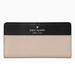 Kate Spade Bags | Kate Spade New York Staci Large Slim Bifold Wallet ~ Black & Tan Leather | Color: Black/Tan | Size: See Description
