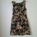 Anthropologie Dresses | Anthropologie Tabitha Sleeveless Dress Floral 6 | Color: Black/Tan | Size: 6