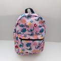 Disney Bags | Disney Lilo Stitch Large 16" School Backpack | Color: Blue/Pink | Size: Os