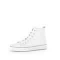 Gabor Women Trainers, Ladies High-Tops,Removable Insole,Laced Ankle Boots,Laced Shoes,mid-Cut,White (Weiss) / 21,38 EU / 5 UK