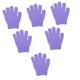 minkissy 60 Pcs Five Finger Bath Gloves Body Syhower Scrub Self Tanner Tanning Mitt Loofah Soft Wash Glove Exfoliating Glove Bath Mitten Scrub Skin Purple Nylon Sun Protection Towel Toddler