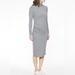 Athleta Dresses | Athleta -Gap Industry Mockneck Light Wool Dress Nwt | Color: Gray | Size: M