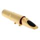 HUIOP Tenor Mouthpiece, Jazz Tenor Sax Saxophone 5C Mouthpiece Metal with Mouthpiece Patches Pads Cushions Cap Buckle Gold Plating