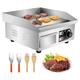 14Inch / 36cm Commercial Electric Griddle, 2000W Stainless Steel Non-Stick Grill Electric Griddle Large Hotplate Burger Bacon Kitchen BBQ