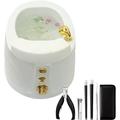 Feet Spa Tub Heated Foot Bath Pedicure Foot Spa Home Foot Spa Best Pedicure at Home Spa Treatment Enjoy Hot Water Foot Massager Foot Massager Spa Footbath Barrel (Size : Bath+Pedicure)