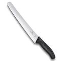 Victorinox" Swiss Classic Wavy Edge Pastry Knife with 26 cm Blade, Stainless Steel, Black, 30 x 5 x 5 cm