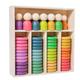 Hujinkan Rainbow Wooden Peg Dolls - Color Sorting Toys - Peg Doll Toys, Building Blocks Stacking Game, Preschool Fine Motor Skill Toy