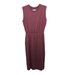 Athleta Dresses | Athleta Women's Mauve Knit Santorini Cinch Dress Sleeveless Midi Size S | Color: Pink | Size: S