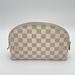 Louis Vuitton Bags | Louis Vuitton Damier Azur Gm Cosmetic Pouch | Color: White | Size: Os