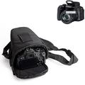K-S-Trade Camara Case for Canon PowerShot SX70 HS Compatible with Canon PowerShot SX70 HS: SLR Should Bag Camerabag Colt Design Rainproof Anti-Shock DSLR DSLM SLR, Bridge Etc., Black -