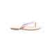 UFFIZI Sandals: Pink Solid Shoes - Women's Size 7 - Open Toe