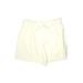 Simply Vera Vera Wang Dressy Shorts: Ivory Solid Bottoms - Women's Size 2X-Large - Stonewash