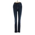 Hudson Jeans Jeggings - Mid/Reg Rise: Blue Bottoms - Women's Size 24