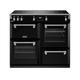 Stoves Richmond Deluxe ST DX RICH D1000Ei TCH BK 100cm Electric Range Cooker with Induction Hob - Black - A Rated