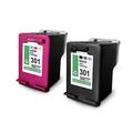 2x MÃŒller Printware ink cartridges for HP 5530 e-All-in-One 2622 3052 3059 2542 2054 2512 3000 4636 4639 3050a 3054 5534 1010 4507 5532 4631 replaces 301XL CMYK