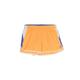 Adidas Athletic Shorts: Orange Print Activewear - Women's Size Large