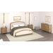 Posey Upholstered Standard 4 Piece Bedroom Set Upholstered in Brown Laurel Foundry Modern Farmhouse® | King | Wayfair