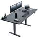 Vivo 71" x 36" Electric Desk w/ Memory Controller DESK-KIT-2B7B-36 Series Wood/Metal in Black | 71 W x 36 D in | Wayfair