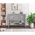 Andover Mills™ Eagarville Sideboard, sideboards and buffets, buffet table w/ Bottom Shelf Wood in Gray | Wayfair 10196FC98F9943298D0750B189F00311