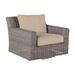 Summer Classics Rustic Patio Armchair w/ Cushions Wicker/Rattan in Gray | Wayfair 374424+C050H4210W4210