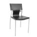Orren Ellis Venice Chair White Faux Leather/Upholstered in Black | 32 H x 16.5 W x 19.5 D in | Wayfair 4D91143942834527B64C7339C2AF2553