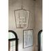 Everly Quinn Cordovi 16 - Light Caged Pendant in Gray | 49 H x 36.75 W x 36.75 D in | Wayfair 45090031511448759CFB7B3125D28041