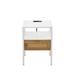 Bay Isle Home™ Modern Nightstand Wood in White | 21.26 H x 15.75 W x 13.78 D in | Wayfair 8B3F35A5F96548D5A7305F800AF946F0