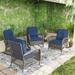 Red Barrel Studio® Lynnett Wicker Outdoor Lounge Chair Wicker/Rattan in Gray | 35 H x 31 W x 33 D in | Wayfair F3ACD56804BD4E6099A0754A7825E7BD