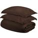 Latitude Run® Gray Queen Cotton Blend 400 Thread Count Washable Duvet Cover Set Polyester in Brown | 13.13 H x 10.25 W x 3.38 D in | Wayfair